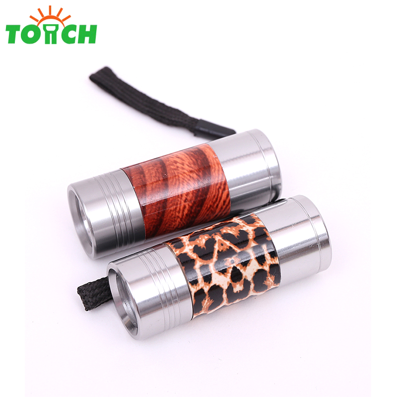 Wholesales Cheap Colorful Aluminum Alloy Mini LED Flashlight Torch for Promotional Gift