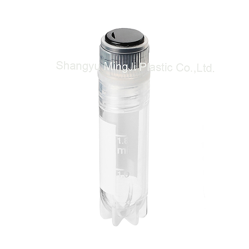 Lab consumable plastic cryovial tube 1.8ml with internal cap