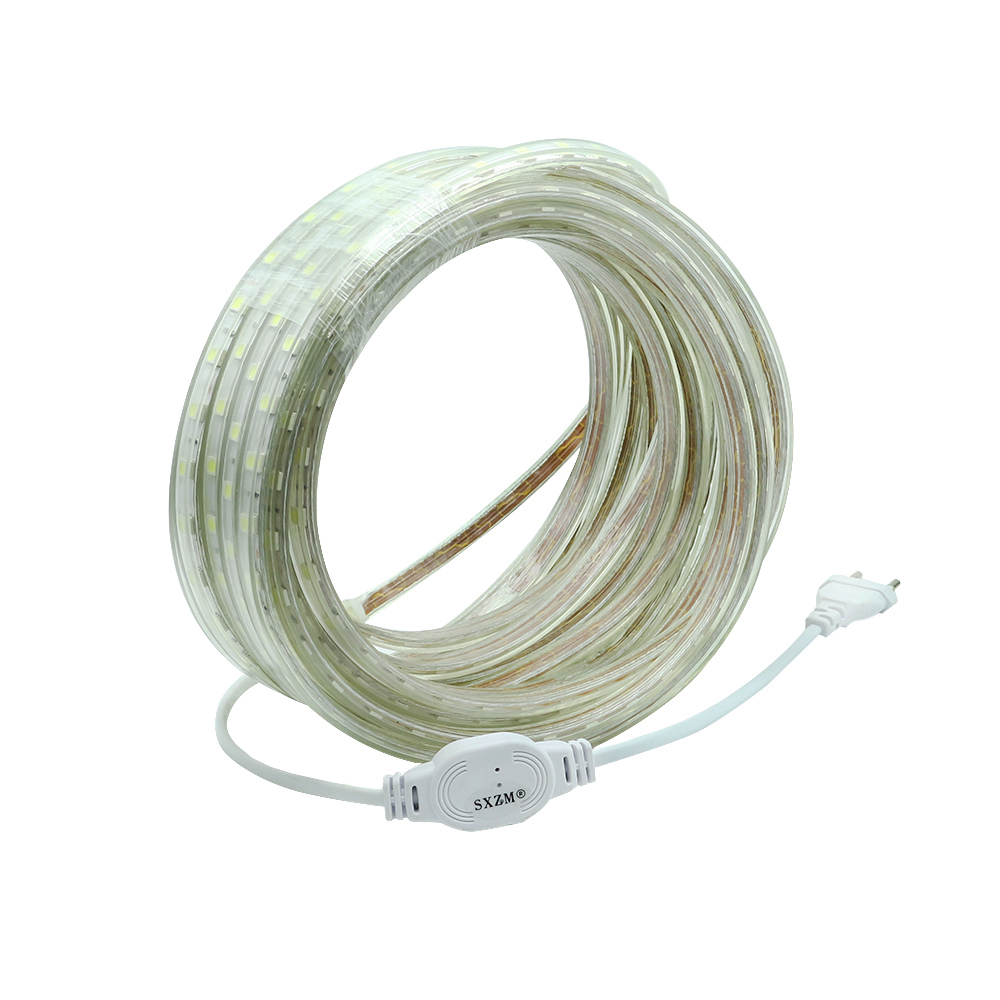 5050 White Warm White 1M 2M 5M 8M 12M 25M 5050 RGB 60Leds/M Waterproof IP65 Flexible led 220v strip