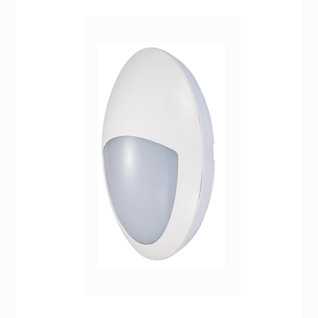 12W IP66 IK08 round surface mounted microwave motion sensor LED flat ceiling light fixtures(PS-ML20L)