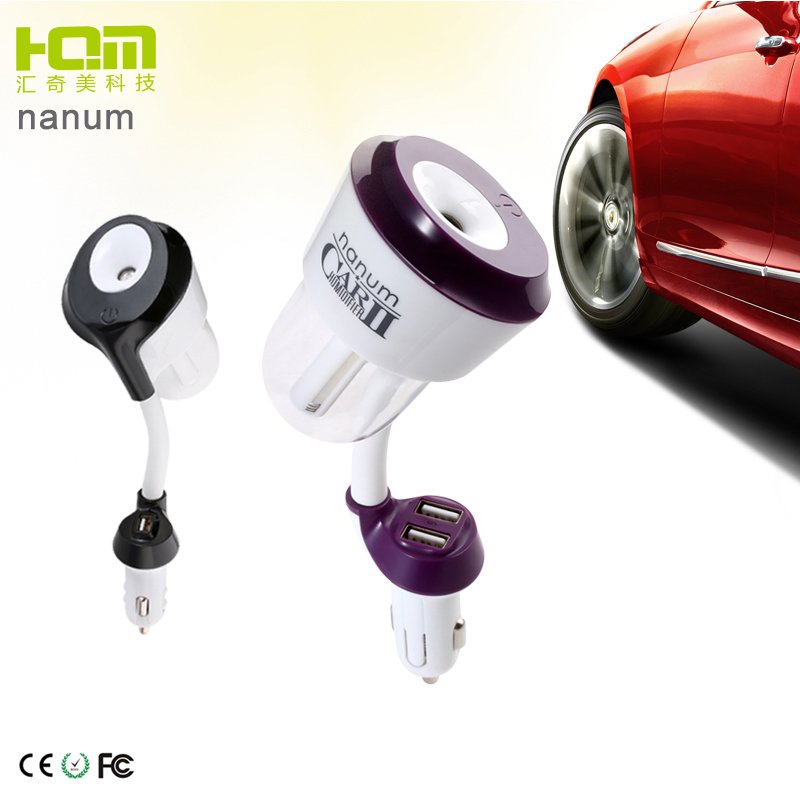 Nanum New Usb Car Charger 50Ml Aroma Diffuser Car Mist Air Humidifier