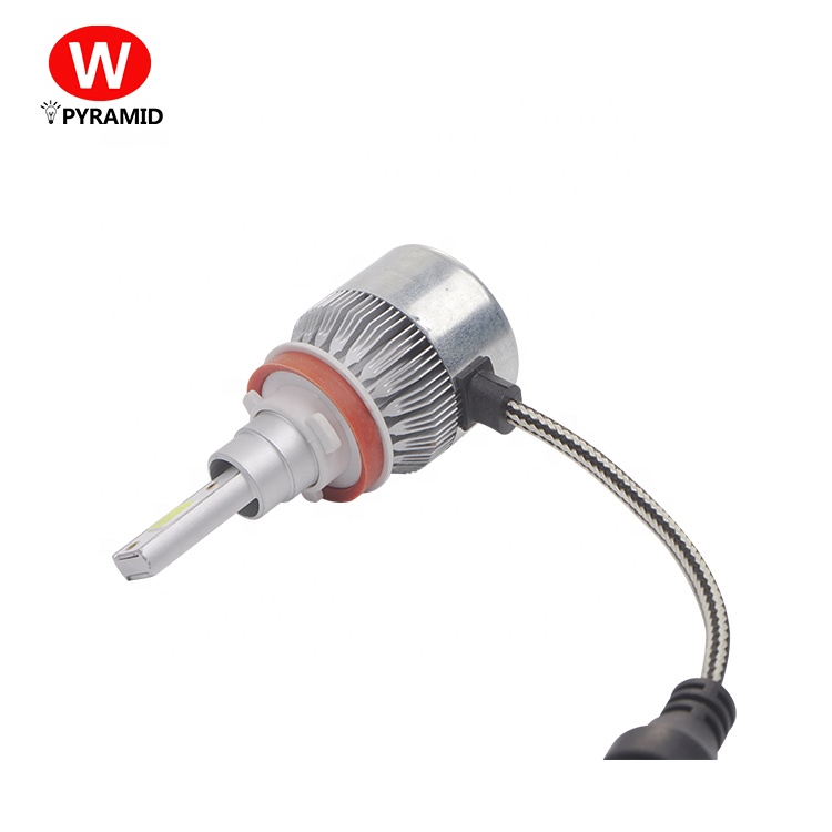 Free sample silver COB 18W 4s led headlight