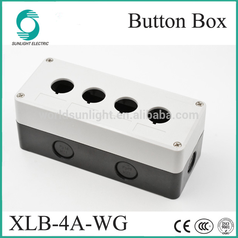 IP67 XLB-4A-WG Control Station 4 Switch 22mm Push Button Protector Box