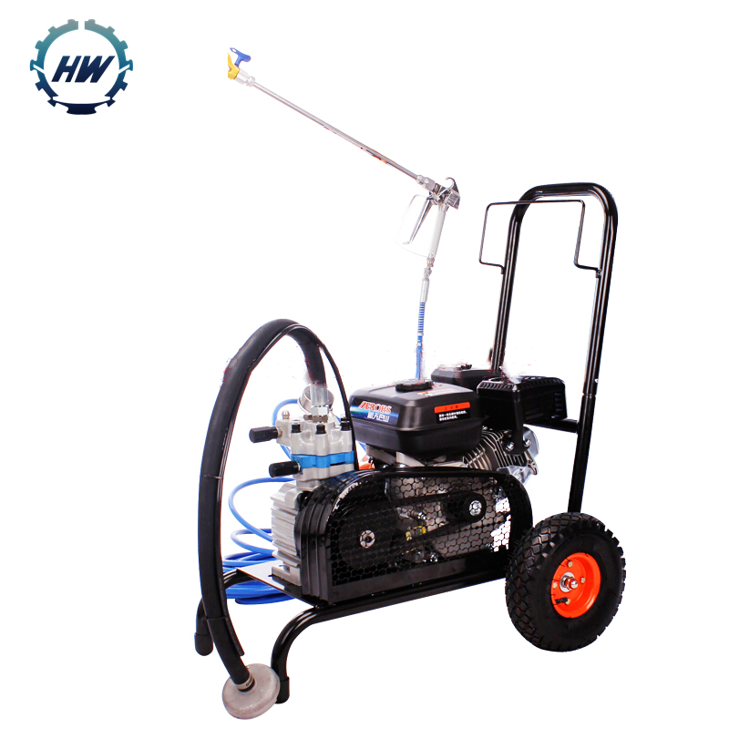 portable small gasoline airless putty sprayer airless paint spray machine