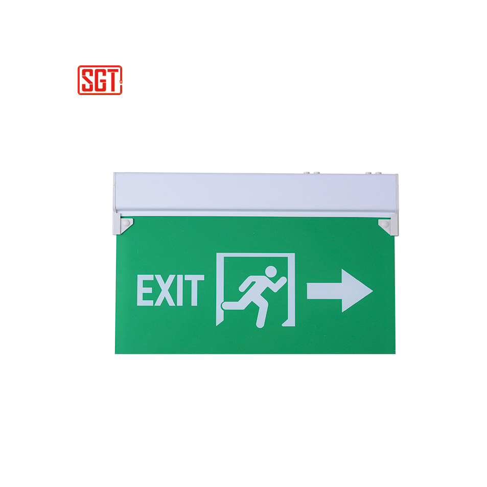 Popular style emergency light fire resistant led green running man exit light