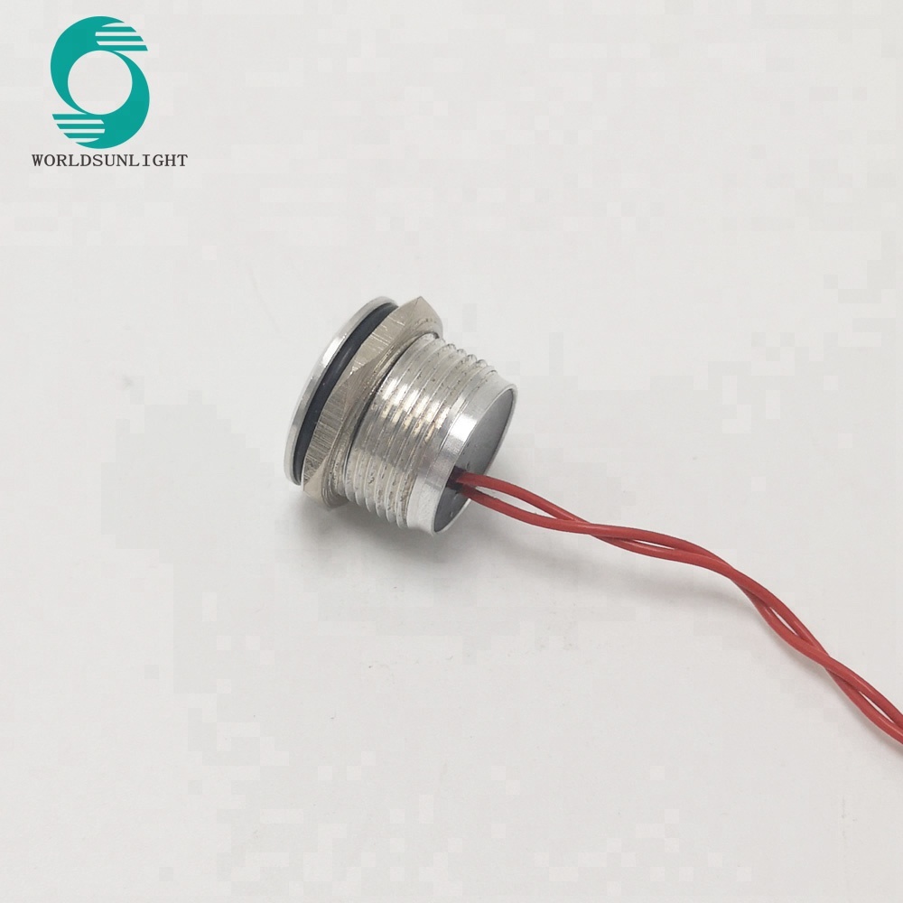 16mm Mounting Momentary 24V 0.2A Touching Push Button Natural Piezo Switches