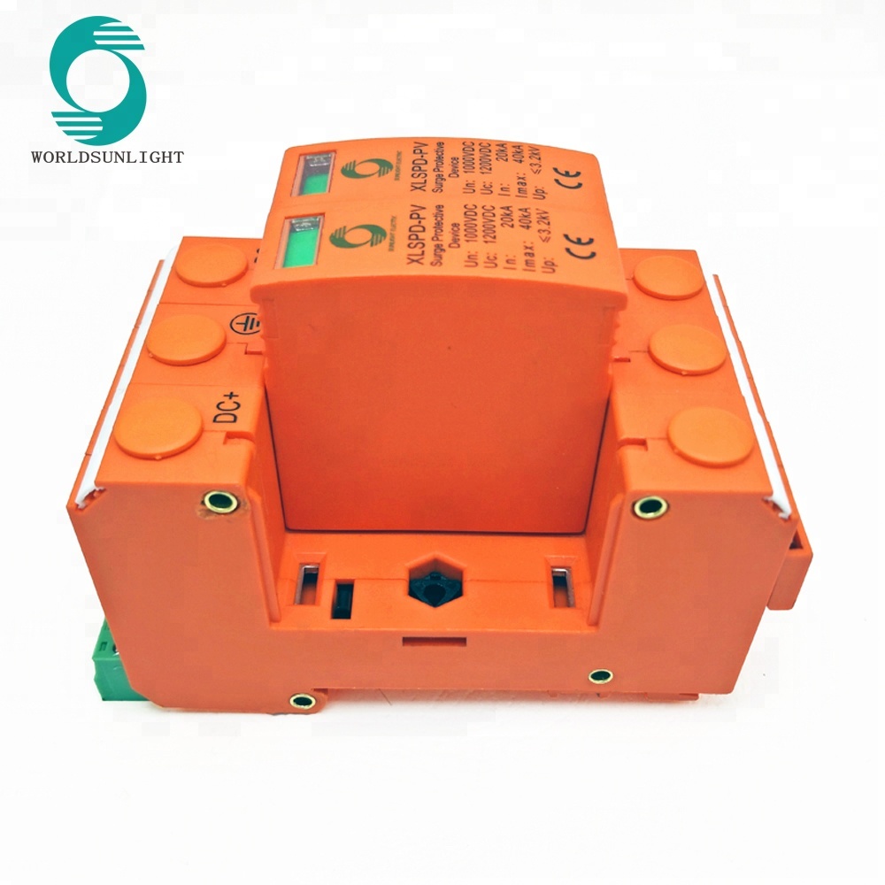 DC 1000V 3P 40ka PV outdoor surge protector sellers surge protector spd