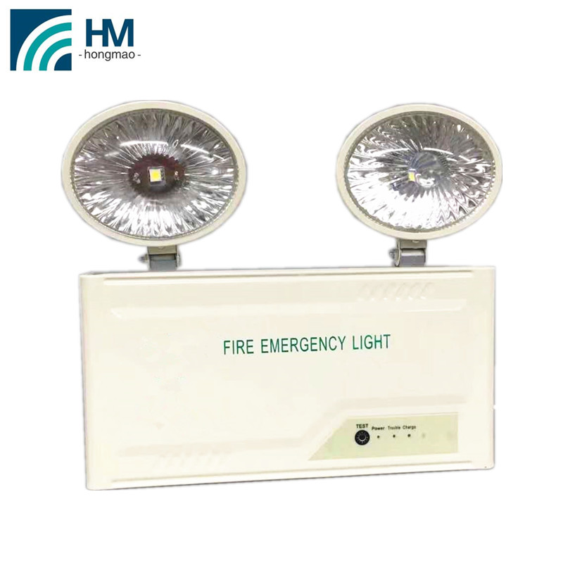 2019 HONGMAO 2X1.5W IP30 self test non-maintained led emergency twinspot light