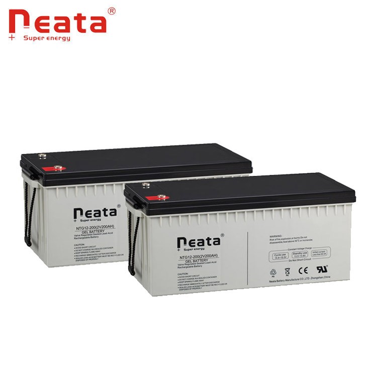 VRLA sealed lead acid  storage batteries 12v200ah for solar systems