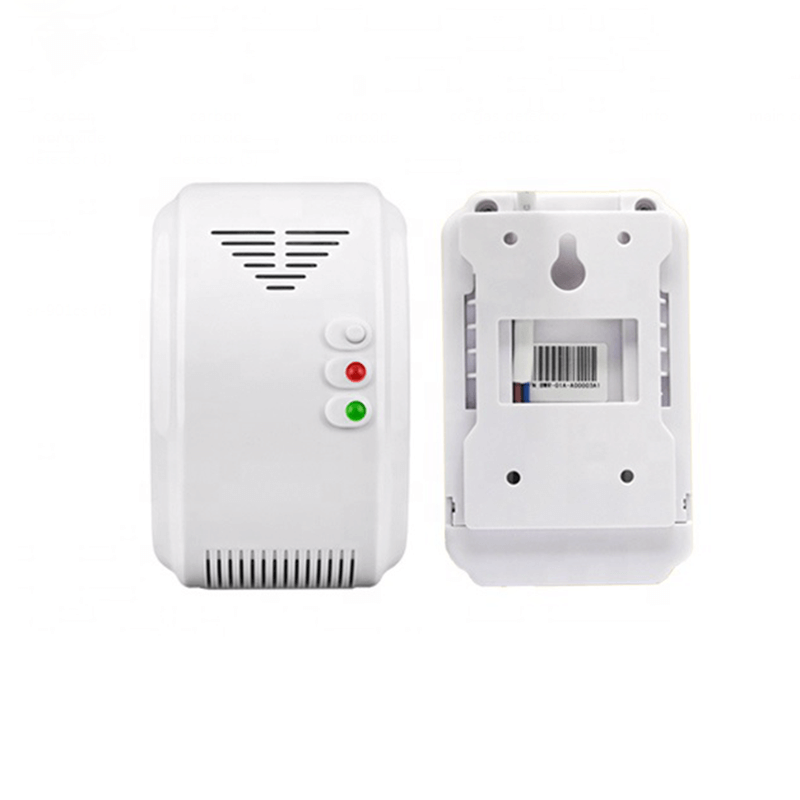 Cheap LPG gas leak detector with valve and plug for home security safety equipment