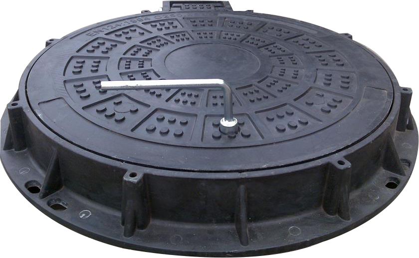 fiberglass manhole cover round well cover pit cover