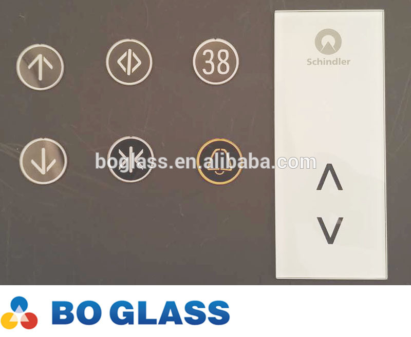 High quality SilkscreenPrinting for Elevator Glass Panel Button