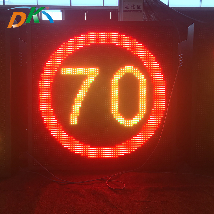 Road/Highway speed limit sign,traffic led amber display sign