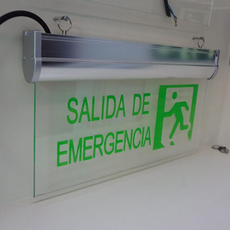 exit and emergency lighting led running man exit signs