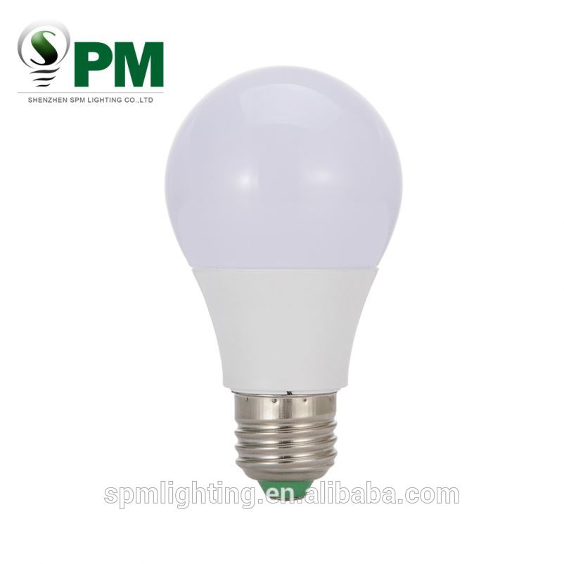 New launch cool white/warm white aluminum led bulb with plastic cover