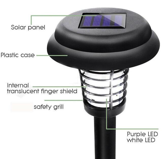 Solar Fly Mosquito Pest Insect  Killer Light