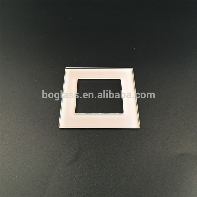 Electronic wall switch glass panel, light switch glass plates, electrical touch switch glass