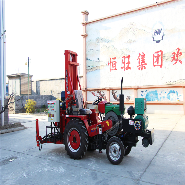 Tractor positive circulation water well drilling machine borehole drilling machine