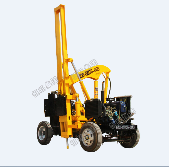 Expressway pile driver,high way guardrail pile hammer,piling machine
