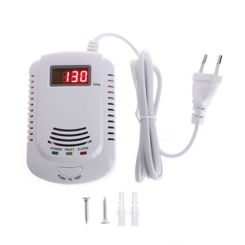 High quality Combustible gas detector and carbon monoxide co detector with voice prompt