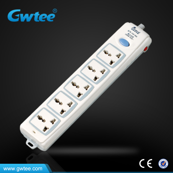 Multi-use industrial MOV power extension switch socket