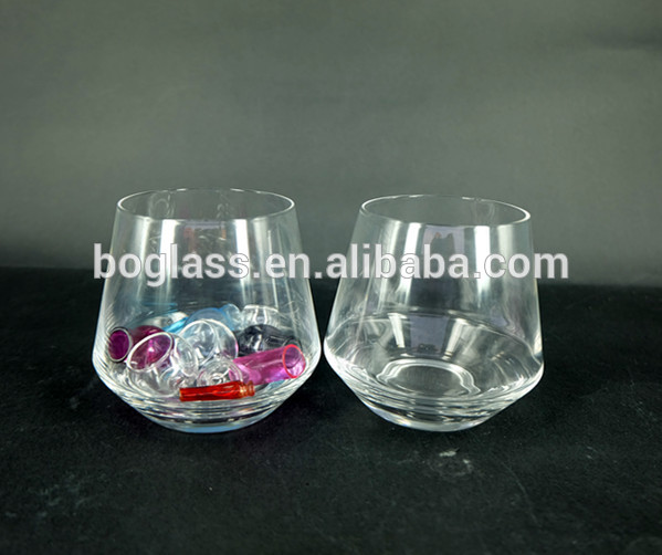 High quality glass drinking cup, OEM design and clear color