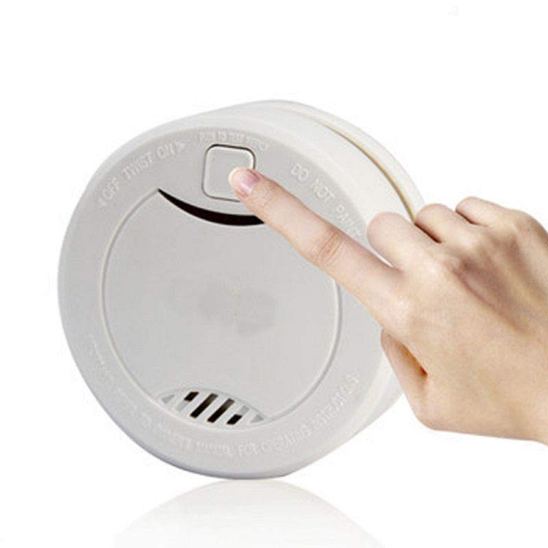 Nice prices EN14604 10 years battery operated smoke alarm detector for car hotel house apartment use