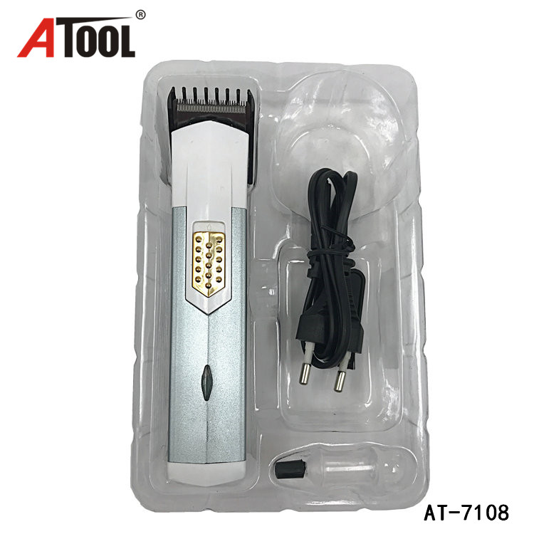 AT-7108 Mini Rechargeable Electric Hair clipper professional trimmer