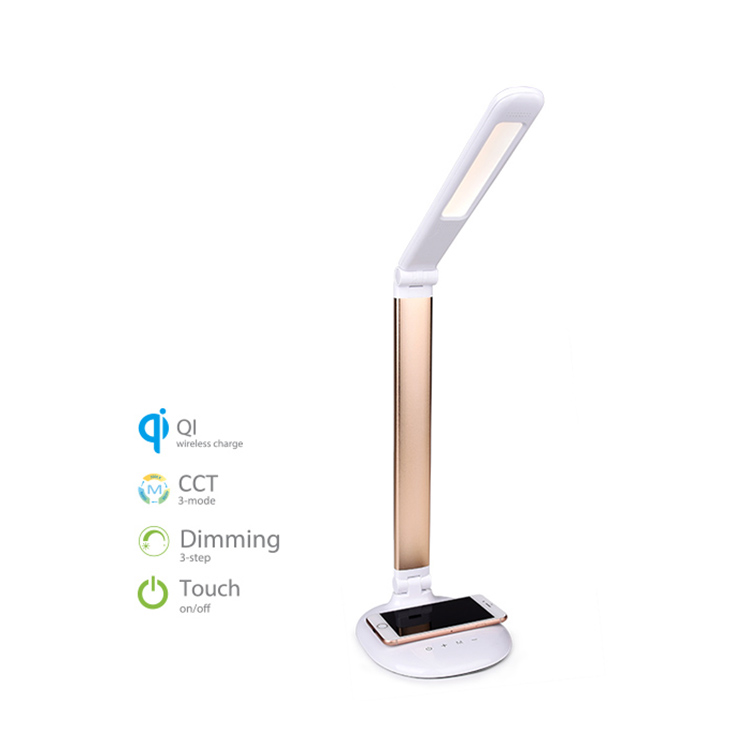 Office QI Wireless Charger Modern Desk Lamp, Wireless Charging Smart Home Goods Modern Table Lamps, Table Lamp Modern