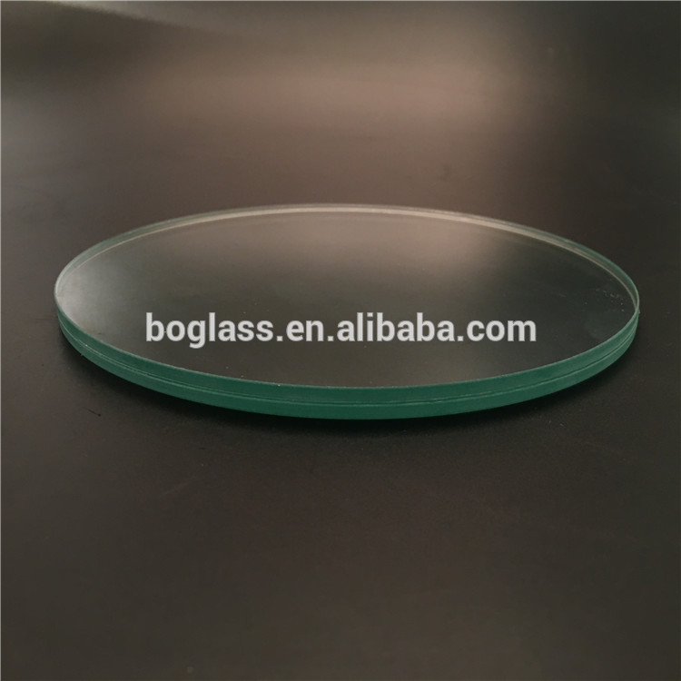 Customized Tempered Extra Clear Float Glass Pieces Led Light Cover