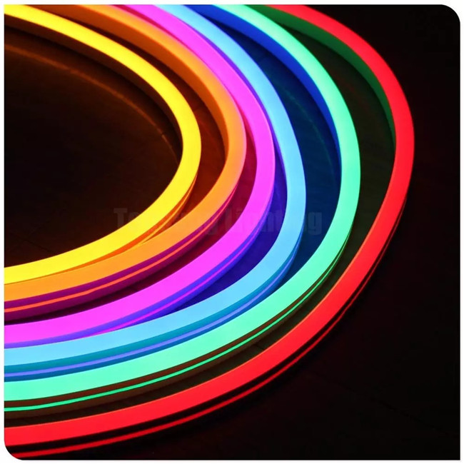 waterproof RGB red blue green warm white neon flex led light