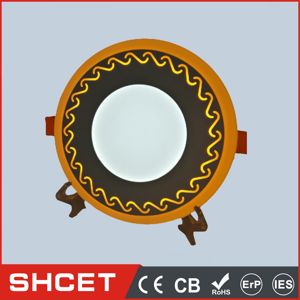 CET-130N-9W led slim down light recessed round led panel downlight