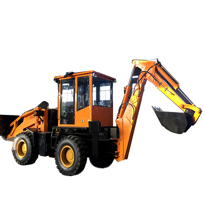mini wheel tractors with front end loader backhoe