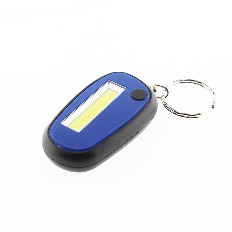 plastic high bright keychain cob led light 1led cob led keychain light