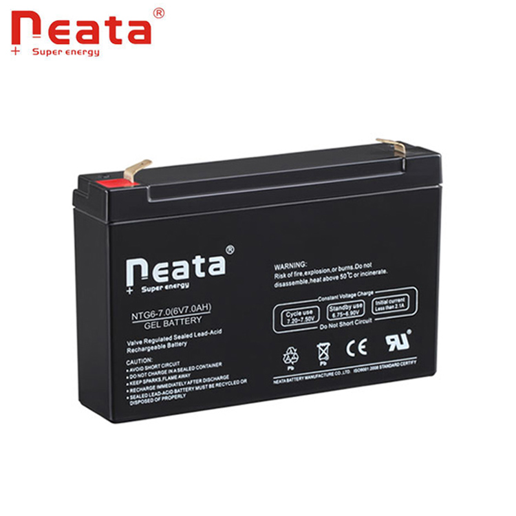 6v maintenance free 7ah lead acid rechargeable battery