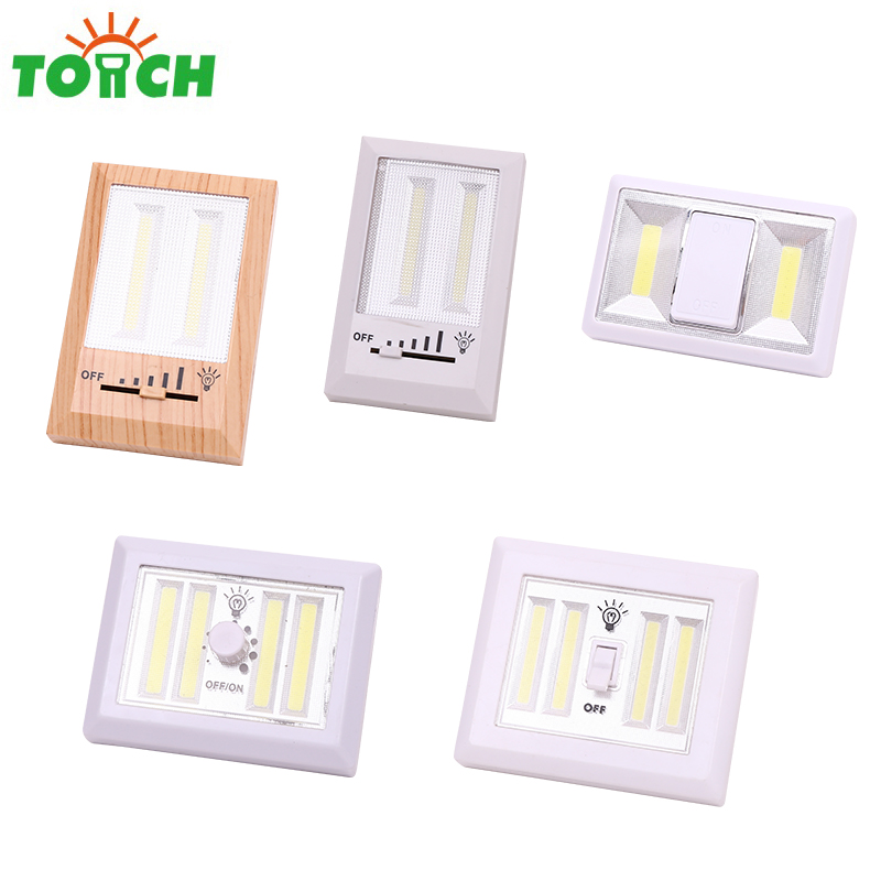 COB switch light night light Cordless light led dimmable for wholesale
