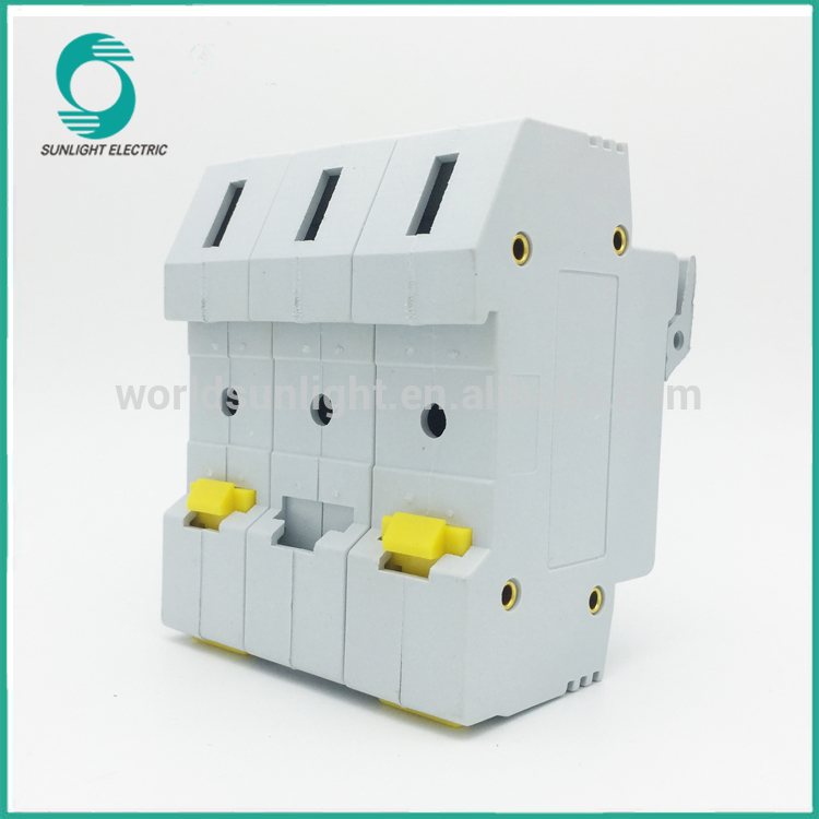 RT18-63X 3P cylindrical fuse holder 63A 500V 14*51mm