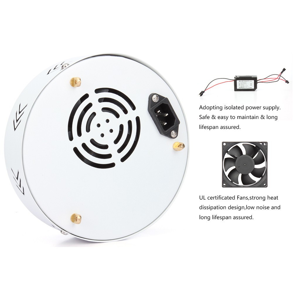 300W Full Spectrum 30 LED UFO Grow Light Lamp For Indoor Plants Veg Fruit Bloom Growth