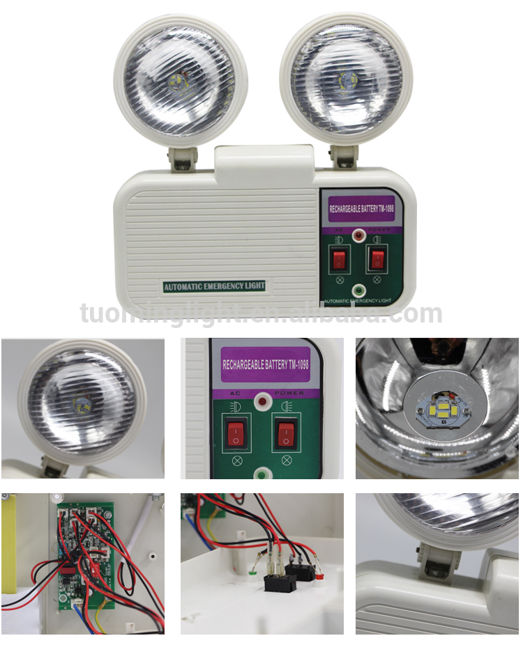 S1038 2*2w twins spot led fire emergency light