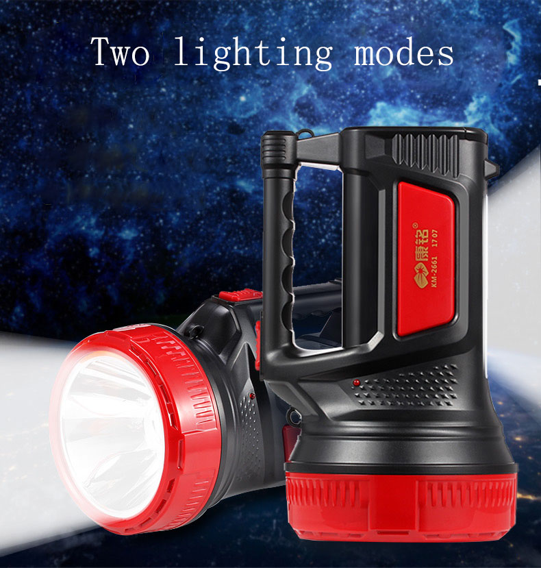 rechargeable led searchlight for hunting lifeboat rescue military emergency portable multifunction handheld searchlight