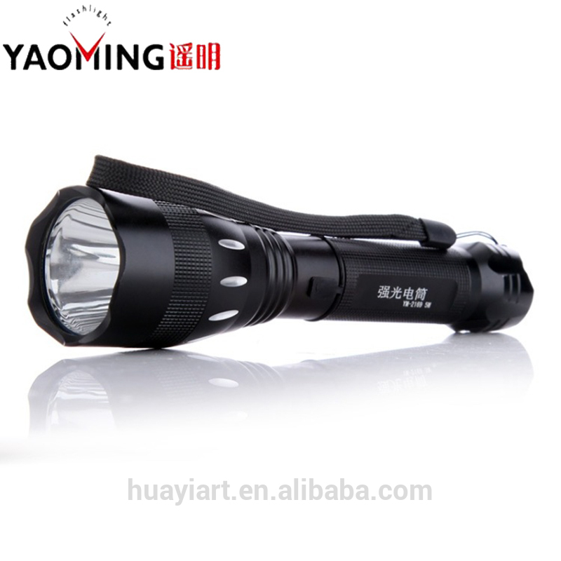 3.7V Rechargeable Portable LED Swat Aluminum Flashlight Rechargeable Torch Light