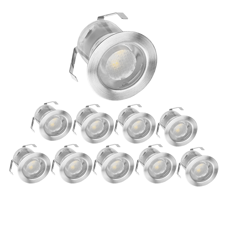 stainless steel 12v 0.6W 1w Outdoor Garden and Path Lights Recessed LED underground lights led deck light 0.6W