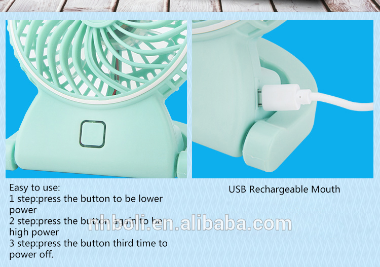 Direct factory mini battery charger li-ion fan