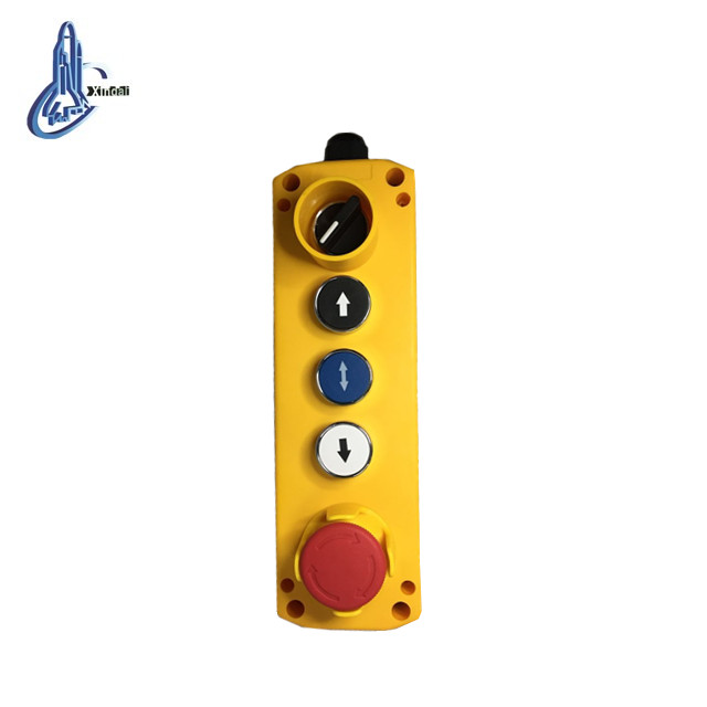 high quality industrial 5 mushroom/2 position selector/push flush button control box switch for lifting XDL75-JBB561P