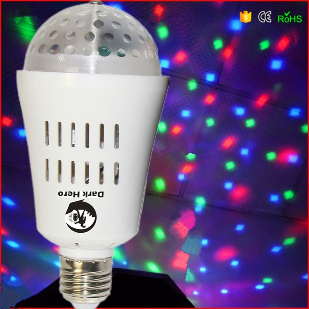 NEW design UK standard 3W RGB LED rotating light