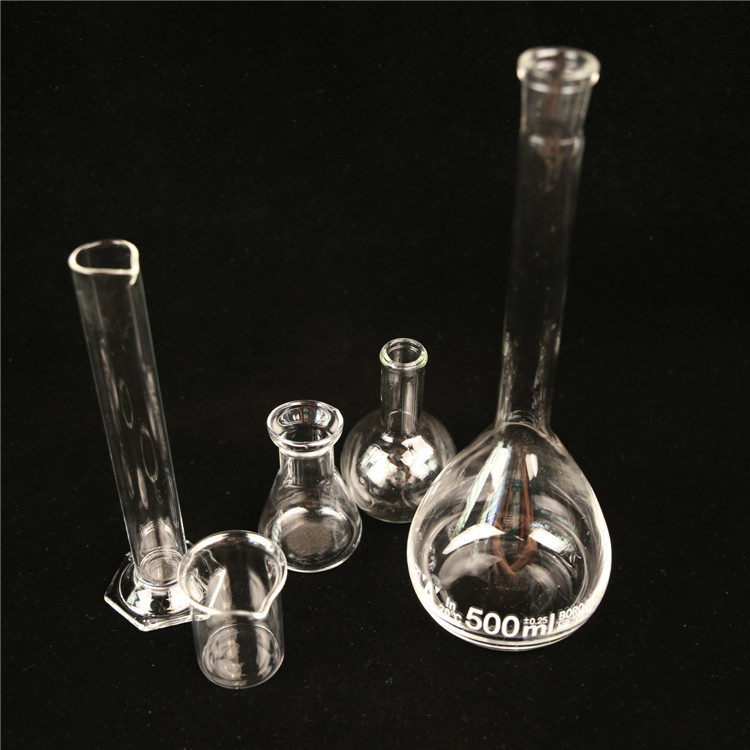 5-500ml heat resistant borosilicate glassware borosilicate glass boiling flask 50 ml