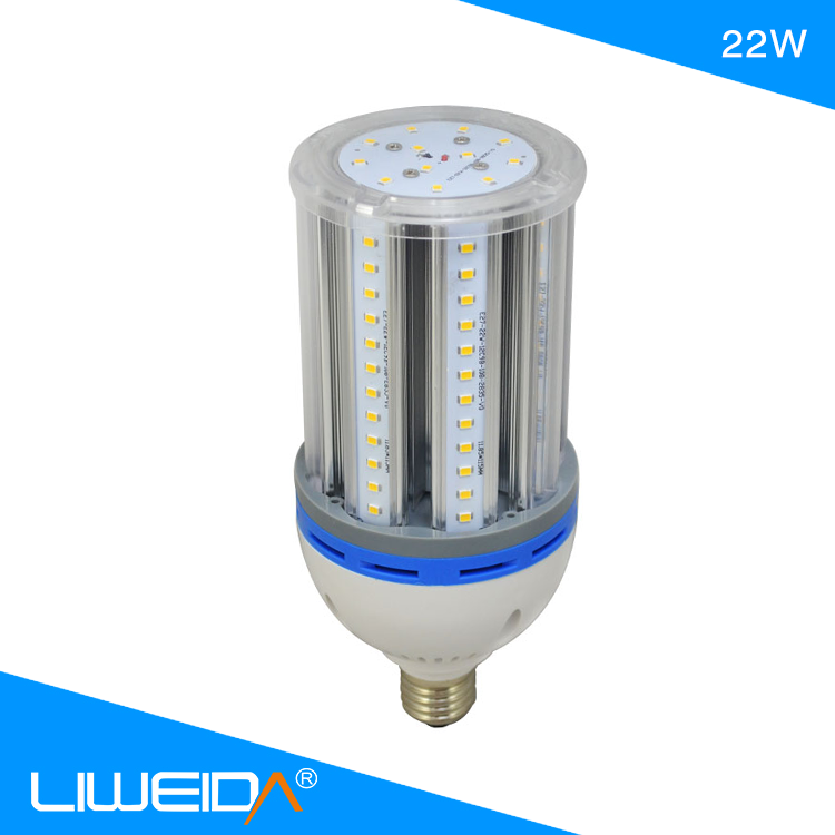 360 Degree waterproof outdoor landscape lighting E27 22w led corn light bulb