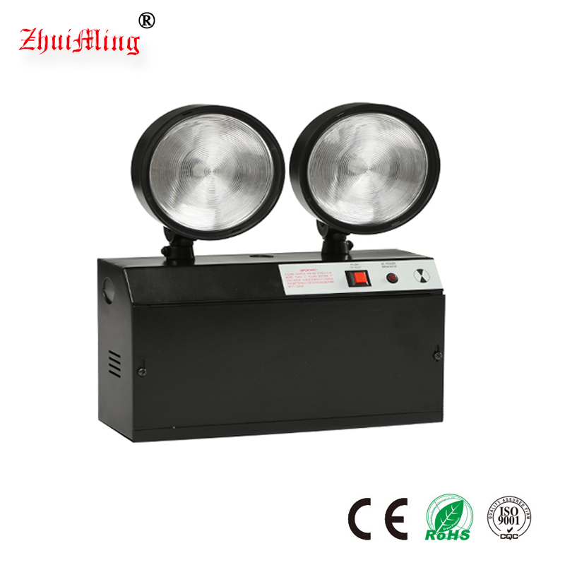 Steel Casing Rechargeable LED Twin Spot Emergency Light