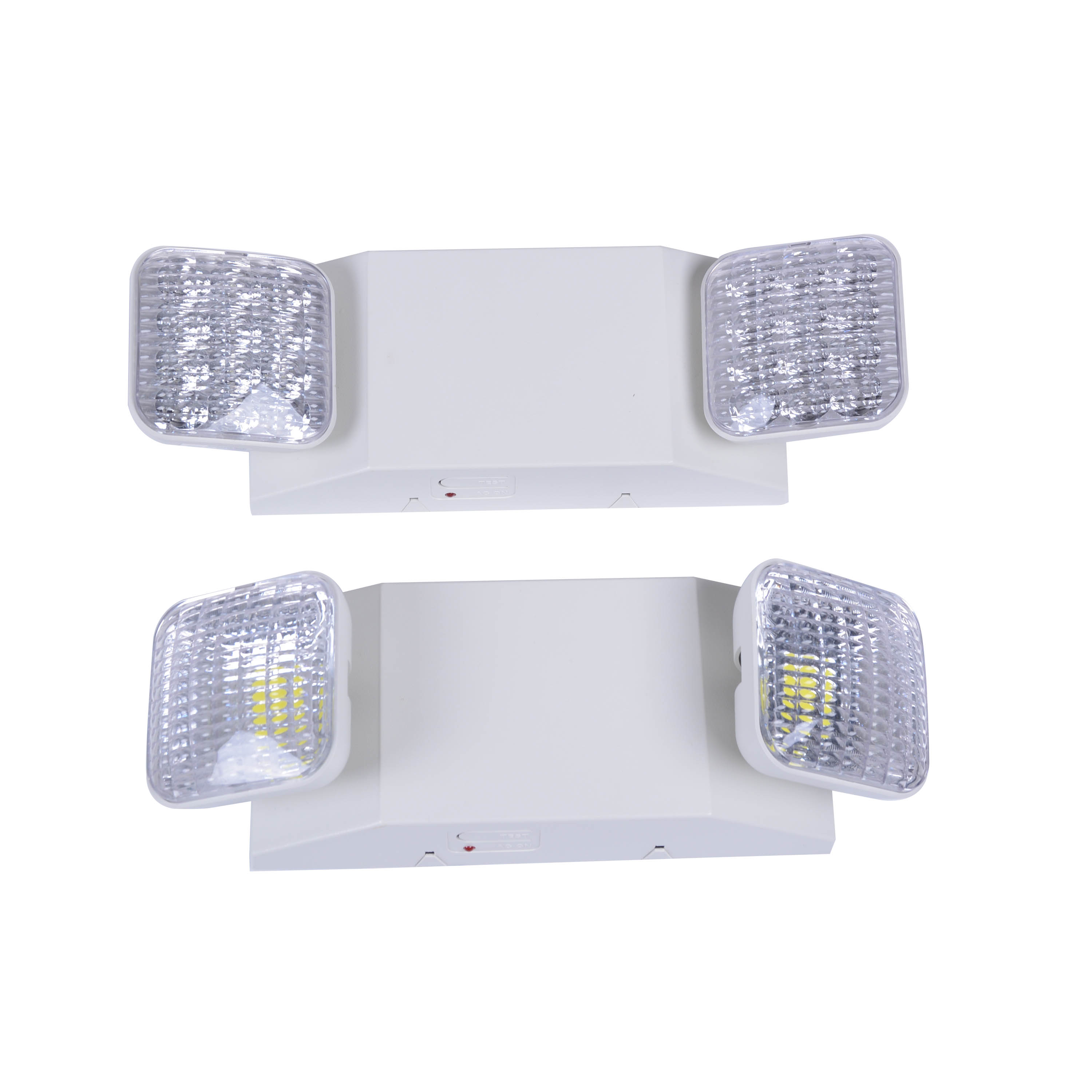 China alibaba battery backup led twin spot emergency light rechargeable emergency lamp with remote control