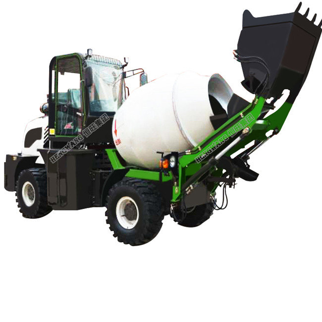 1.2CBM self loading concrete mixer truck